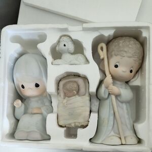 Porcelain Nativity Figurine Set